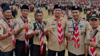 Wakil Bupati Kepulauan Anambas yang juga Ketua Kwartir Cabang (Kwarcab) Gerakan Pramuka Kepulauan Anambas, Raja Bayu Febri Gunadian, menghadiri Upacara Peringatan Hari Pramuka ke-65 sekaligus pembukaan Jambore Nasional (Jamnas) XII Tahun 2026 di Bumi Perkemahan dan Graha Wisata Pramuka Cibubur, Jakarta Timur, Jumat (14/8/2026). Wakil Bupati Kepulauan Anambas yang juga Ketua Kwartir Cabang (Kwarcab) Gerakan Pramuka Kepulauan Anambas, Raja Bayu Febri Gunadian, menghadiri Upacara Peringatan Hari Pramuka ke-65 sekaligus pembukaan Jambore Nasional (Jamnas) XII Tahun 2026 di Bumi Perkemahan dan Graha Wisata Pramuka Cibubur, Jakarta Timur, Jumat (14/8/2026).