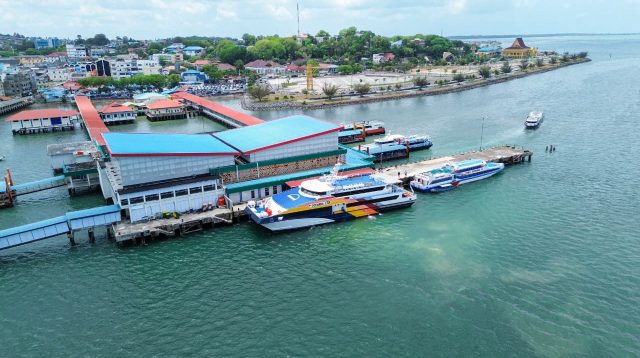 Documentasi ; Gambar Dari Udara Terminal Penumpang Sri Bintan Pura - Pelabuhan Tanjungpinang