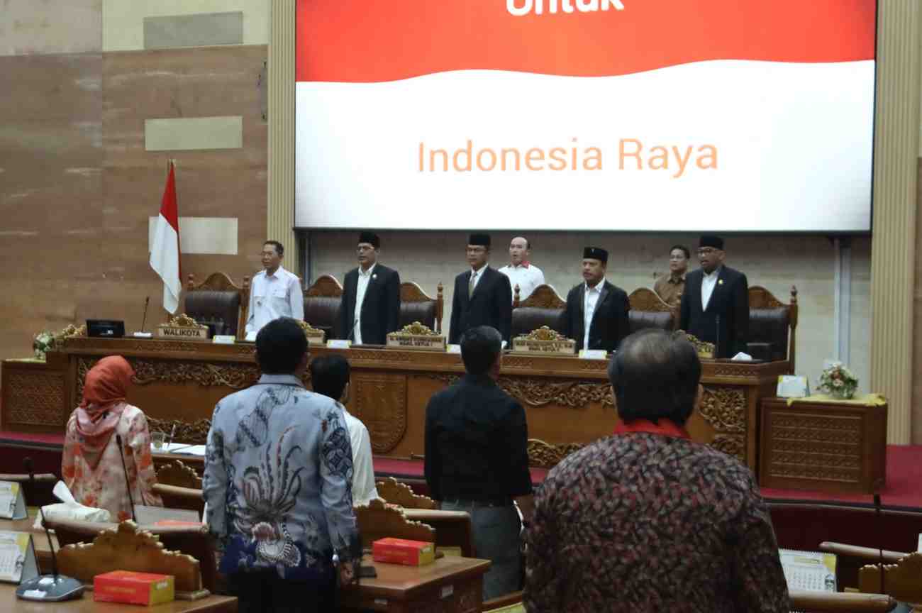 Rapat paripurna DPRD Kota Batam, Sabtu (15/8/2026)