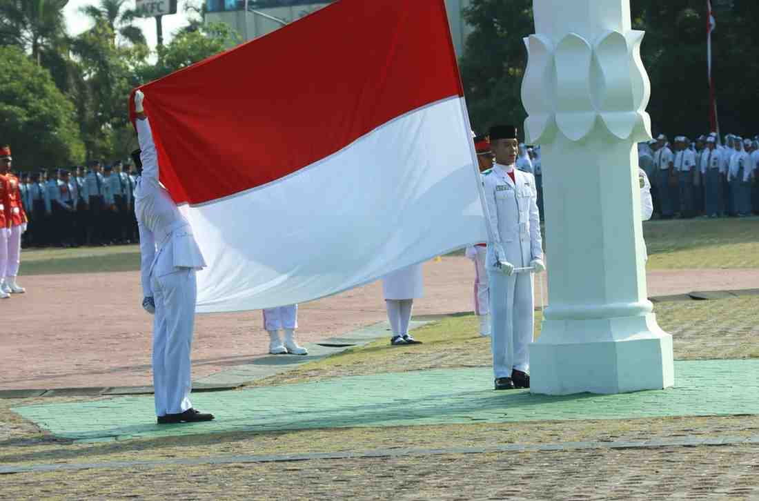 upacara peringatan HUT ke-81 Kemerdekaan Republik Indonesia di Dataran Engku Putri, Batam Centre, Senin (17/8/2026).