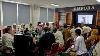 Rapat finalisasi venue Porprov Kepri VI di Gedung 5 Lantai, Dinas Pemuda dan Olahraga (Dispora) Tanjungpinang, Senin (31/8/2026).
