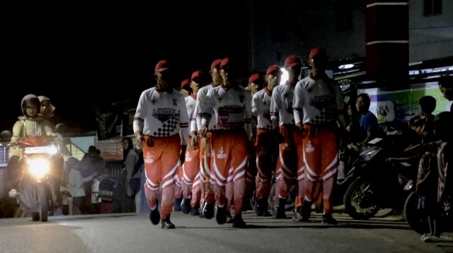 Juara I Kategori 45 Km Kategori 1 (TNI / POLRI / Satpol PP / Damkar / Basarnas / Polsus / Security / KPLP / BNPB / Beacukai): Lanudal TPI (Nomor Peserta: 1008) — Nilai: 228 (foto: Aji Anugraha)