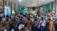 BPBD Anambas Salurkan 24.498 Masker ke 10 Kecamatan, Pembagian Simbolis di SD 1 Siantan