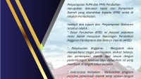 Iklan Penyampaian KUPA dan PPAS Prubahan Kabupaten Lingga 2026