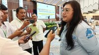 Anggota/Deputi Bidang Pelayanan Umum BP Batam, Ariastuty Sirait, saat menjadi narasumber dalam UKW PWI Kepri di Balairung Sari BP Batam, Jumat (18/9/2026). Anggota/Deputi Bidang Pelayanan Umum BP Batam, Ariastuty Sirait, saat menjadi narasumber dalam UKW PWI Kepri di Balairung Sari BP Batam, Jumat (18/9/2026).