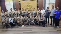 PWI Kepri foto bersama Kapolda Kepri Irjen Pol Asep Safrudin dan Wakapolda Kepri belum lama lama ini