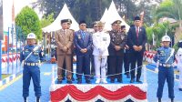 Bupati, Wakil Bupati dan Sekda Anambas Hadiri Upacara Dirgahayu TNI ke-81 di Mako Lanal Tarempa