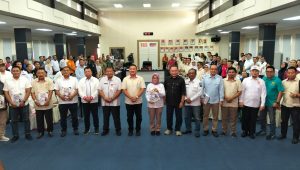 Bidang Pertandingan Panitia Besar (PB) Porprov VI Kepri 2026, Amri, dalam pertemuan Chef de Mission (CDM) bersama perwakilan kontingen di Tanjungpinang, Rabu (21/10/2026).