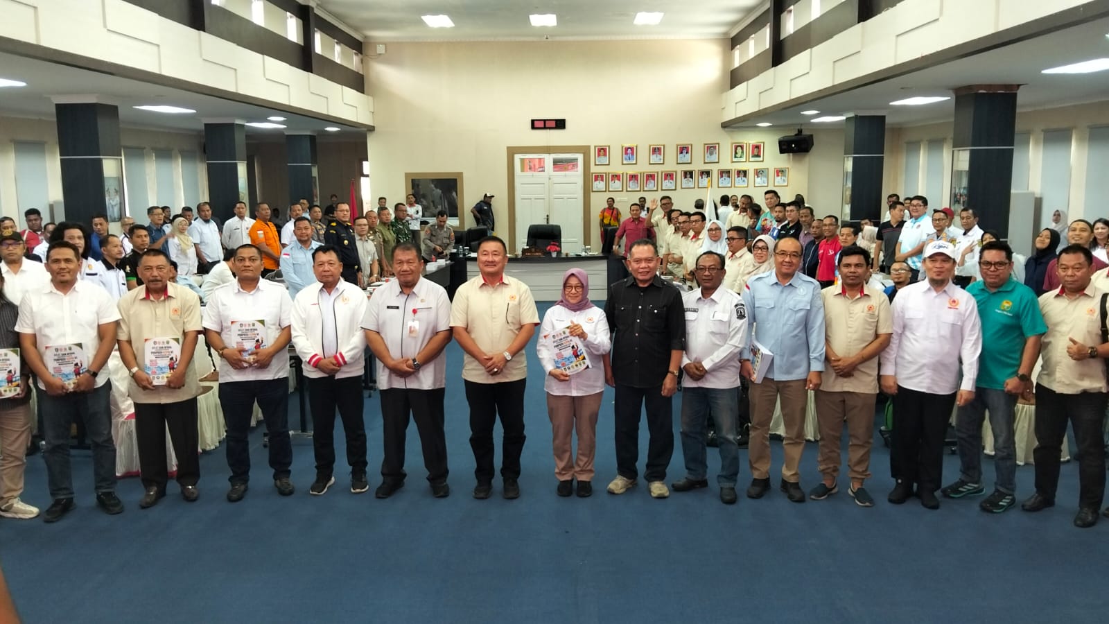 Bidang Pertandingan Panitia Besar (PB) Porprov VI Kepri 2026, Amri, dalam pertemuan Chef de Mission (CDM) bersama perwakilan kontingen di Tanjungpinang, Rabu (21/10/2026).