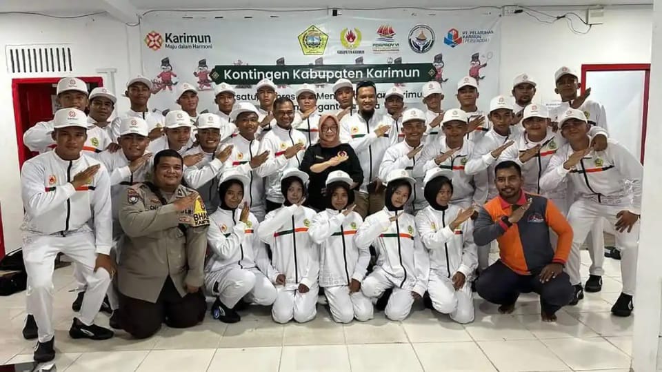 Kontingen Kabupaten Karimun menargetkan hasil terbaik pada Pekan Olahraga Provinsi (Porprov) VI Kepulauan Riau (Kepri) 2026 yang berlangsung di Kota Tanjungpinang, 1–8 November.